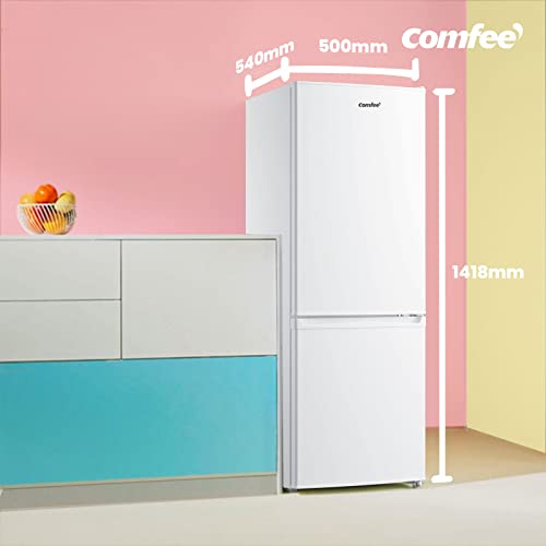 Comfee RCB170WH2(E) Fridge/Freezer Combination, 141.8 cm Height, 50 cm