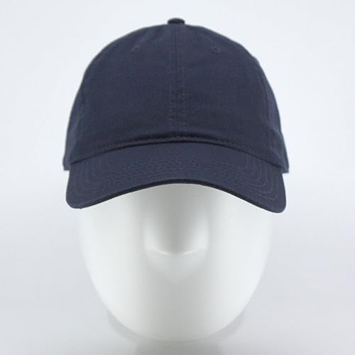 Image of Classic Washed Cotton Baseball Cap - Vintage Adjustable Dad Hat, Curved Bill for Men Women, Outdoor Everyday Wear