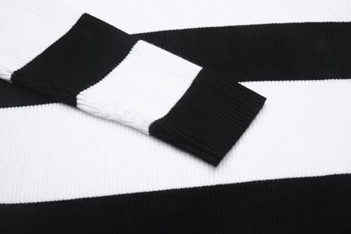 Image of COOFANDY Mens Ribbed Slim Fit Knitted Pullover Casual Turtleneck Sweater