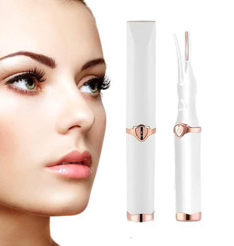 Electric Eyelash Curler 2025, USB Rechargeable, 3 Heat Modes