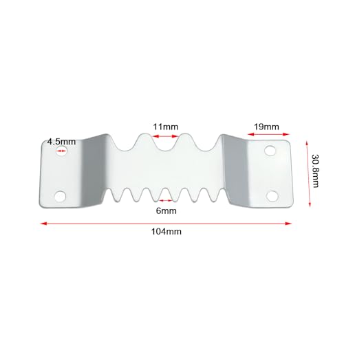 Image of 10Pcs Heavy Duty Sawtooth Picture Hangers 104x30.8mm Sawtooth Hangers with Screws for Paintings Photos Frame Artwork