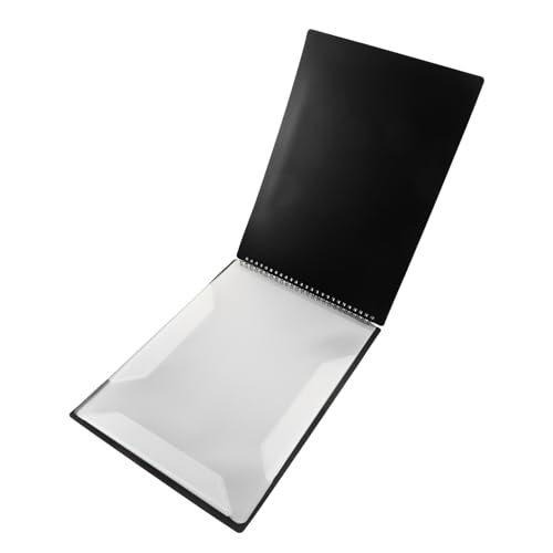 VICASKY A4 Music Binder Folder Sheet Music Flip for Musicians Choir Folder Plastic Sleeves Horizontal Design