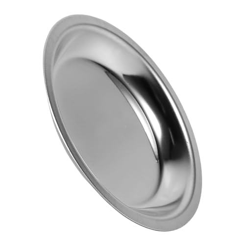 LALAFINA ステンレス製ティーバッグホルダー 小型丸型ティーカップコースター 耐熱防水テーブルマット キズ防止 軽量でお手入れ簡単 家 ホテ