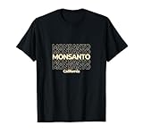 Vintage Monsanto, California Repeating Text T-Shirt