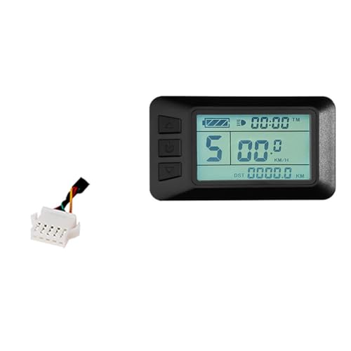 Moipuytrey 電動自転車ディスプレイ KT LCD7U KT-LCD7U LCD ディスプレイ コンピューター USB インターフェイス SM コネクタ付き