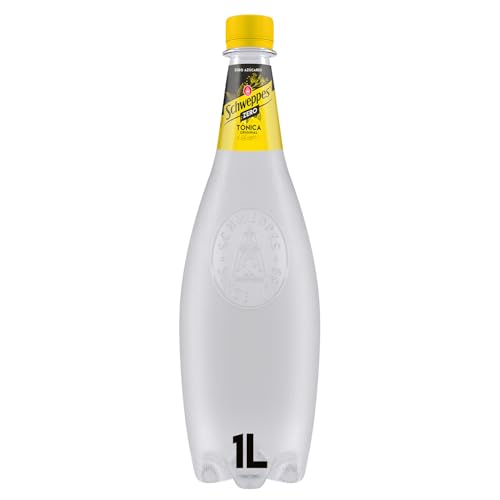 Schweppes Tónica Zero, Sin Azúcar ni Calorías - Botella PET 1L