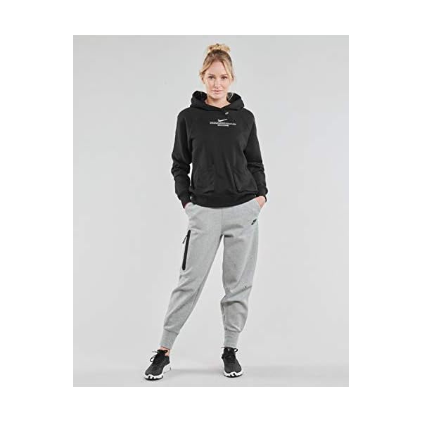 Nike-Sportswear-Tech-Fleece-Womens-Pants-Cw4292-063 Nike Sportswear Tech Fleece Pants Dark Grey Heather/Black SM