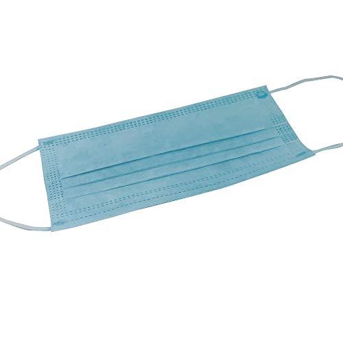 3-Ply Filtering Face Masks, Pack of 50, In Stock in Tennessee Warehouse