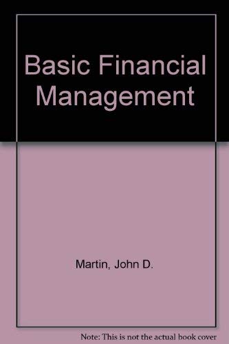 Basic financial management 0130605417 Book Cover