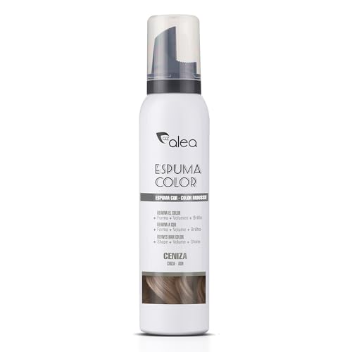 ALEA - Espuma de Color para el Pelo - 143 g - Color Ceniza - Reaviva el Color y Brillo del Cabello - Conserva el Tono Natural o Teñido - Neutraliza Reflejos no Deseados