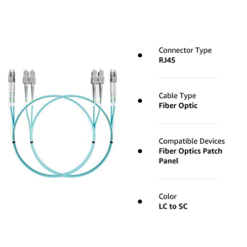 Jarretière Optique Duplex Multimode OM1 SC/PC-ST/PC - THD OPTIC