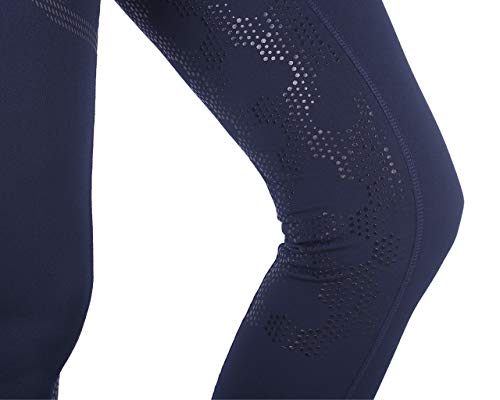Pantalon d'équitation pull-on Raquel bleu marine QHP finitions soignées