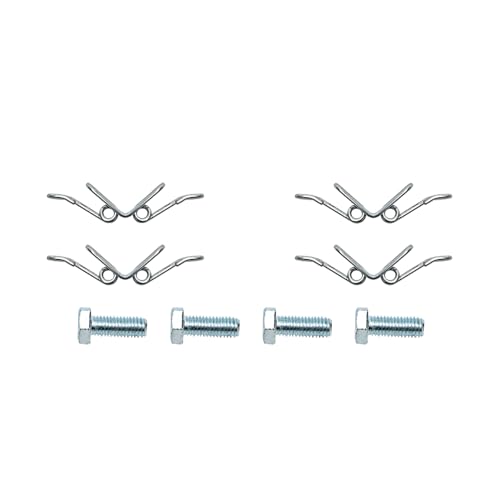 Image of Detroit Axle - Front or Rear Brake Pads for 2002-2006 Dodge Freightliner Sprinter 2500 3500 Ceramic Brake Pads with Hardware Set 2003 2004 2005 Replacement