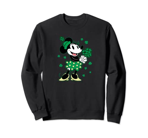 Sweat Minnie Mouse Disney Shamrock idéal pour vos sorties festives de la Saint-Patrick