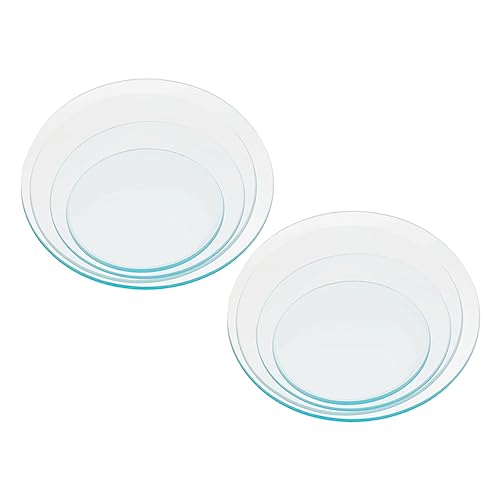 CHILDWEET 8pcs Laboratory Watch Glasses Laboratory Round Watch Glass Glass Transparent Watch Glass for School School Laboratory Watch Glass