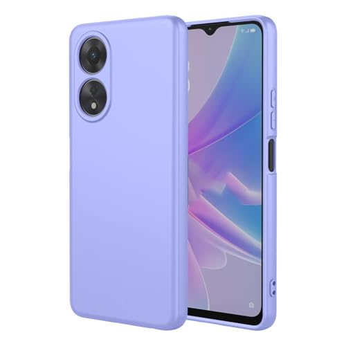 SEAHAI Case for OPPO A17 / OPPO A17K, Ultra Thin Silky-Soft Touch Liquid Silicone Phone Cover with Shockproof Airbag Design