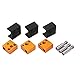 Aluminium-Heizblock, Edelstahl-Hals-Silikon-Socke – 3 Sets für Ender 3, CR10, S5 – Effizientes und Sicheres Drucken bei Hohen Temperaturen