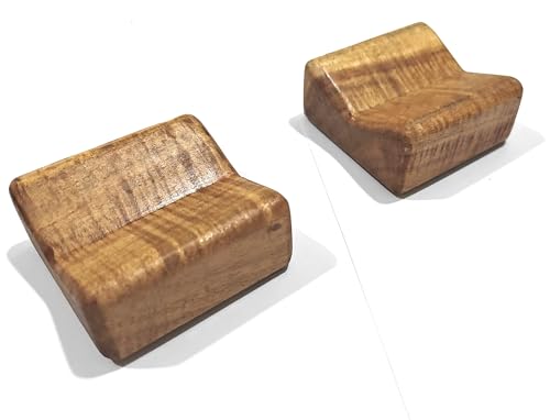 Solid Hardwood V Blocks Pair for Holding Objects, Workshop or Hobby