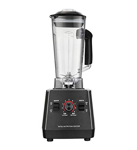 Samnuerly Blender Juicer, Blender Smoothie Maker Electric Blender Comercial Profesional para Verduras y Frutas Smoothie Maker Blender Food Processor 35000Rpm 1500W (Negro)