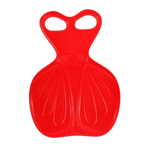 BESPORTBLE Boys and Girls Snow Sleds Adult Sleighs Grass Skiing Board Bum Slider Seat Durable Pe Material Winter Activity Random Color