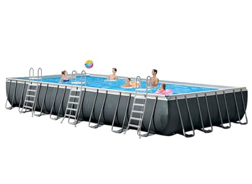 Escalera para piscina con estructura acero inoxidable y peldaños plásticos miniatura 2