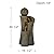 Modern Sphere Curve Zen Outdoor Floor Bubbler Water Fountain 39 1/2" High with LED Light Cascading for Garden Patio Yard Deck Home Lawn Porch House Relaxation Exterior Balcony - John Timberland