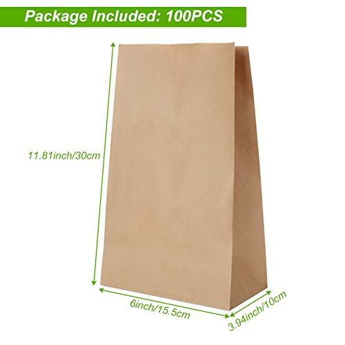 Bolsas de sándwich de papel espesar sin manijas de alta resistencia 3