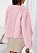PRETTYGARDEN Womens 2025 Winter Coats Fluffy Cropped Faux Fur Jacket Long Sleeve Open Front Shaggy Outerwear Trendy Clothes (Pink,X-Small)