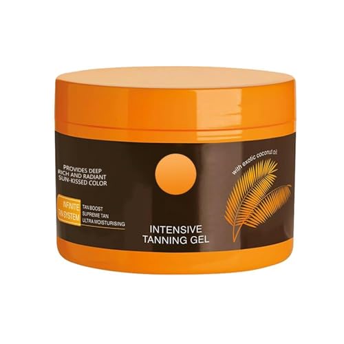 Luxury Intensive Tanning Cream Gel, Deep Tan Gel for Sunbeds & Outdoor