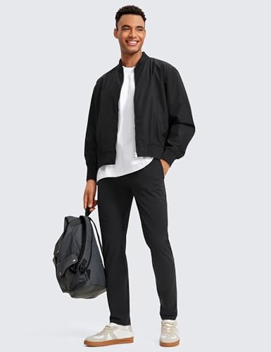 CRZ YOGA 4-Way Stretch Athletic Pants for Men 30" Workout Lounge Casual Work Jogger with Zip Pocket3