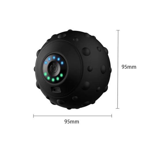 Bola de masaje vibratoria recargable en forma de maní – Rodillo de espuma portátil de 5 velocidades para tejido profundo, recuperación muscular, yoga, movilidad y relajación total del cuerpo miniatura 2