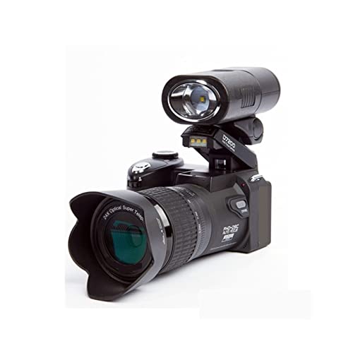 cámara 2022 Cámara Digital HD DMillion Pixel Auto Cámara de Video DSLR Profesional 24X Zoom óptico Tres Lentes cámara Digital (Size : with 64G SD Card, Color : D7200 with EU Plug)
