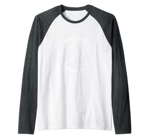 No Planet B Ecologist Raglan Baseball Tee, Grey