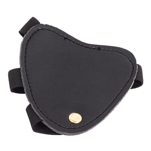 POPETPOP Archery Glove Finger Glove Protective Guard Fit for Bow Hunting Easy Install Comfortable for Archers