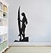 Surf Girl Surf Adesivo murale Surf Boy Adesivo in vinile Surf Sport Tavola da surf Art Poster Impermeabile 42x104cm