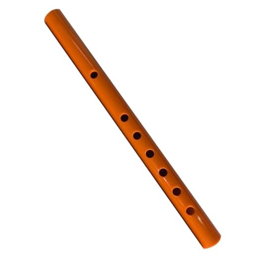 Riiichflowshop Traditional 6 Hole Bamboo Flute Clarinet Student Musical Instrument Wood Color Bamboo