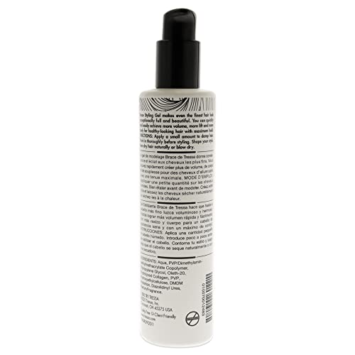 Tressa Brace Styling Gel, For Firm Hold, Volume & Lift For Fine Hair,8.5 Fl Oz #TOP1