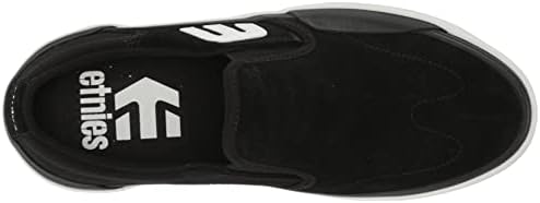 Etnies Men's Marana Slip XLT Slip-On Skate Shoe, Black/White/Black, 11.5 | Image 4