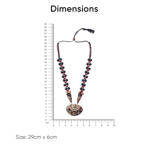 Image of Handcrafted Tribal Dhokra & Floral Charm Necklace Collection | Artisan Brass, Glass & Contemporary Statement Necklaces for Women | Ethnic, Elegant & Artistic Jewelry