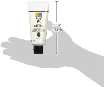 Ranger Dina Wakley Media Heavy Body Acrylic Paint 2oz-Umber