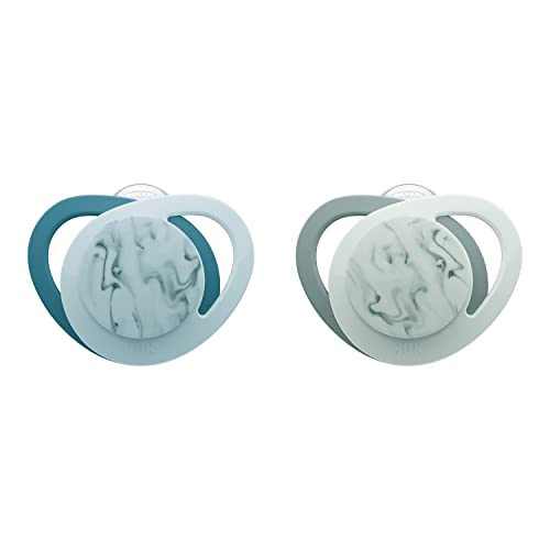 Image of NUK for Nature Orthodontic Pacifier, 0-6M, 2 Pack, Marbled