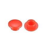 uxcell 30pcs Tactile Push Button Switch Caps 3.2mm Hole Dia for 6x6mm Micro Tactile Switch Red
