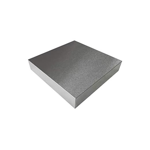 HimaPro Steel Bench Block 4"x4" Flat Anvil Jewelers Tool Metal Bench Block for Jewelry & Stamping (4''x4''x3/4'')