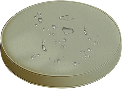 ANWEALTH Set di Cuscini Rotondi per Sedie da Bistrot da Esterno 2/4 Pezzi 11/15/13 Cuscini Rotondi Spessi per Sedie da Giardino Impermeabili Rotondi per Mobili da Esterno (C13 40 Cm/15 Pollici 1 Pz)