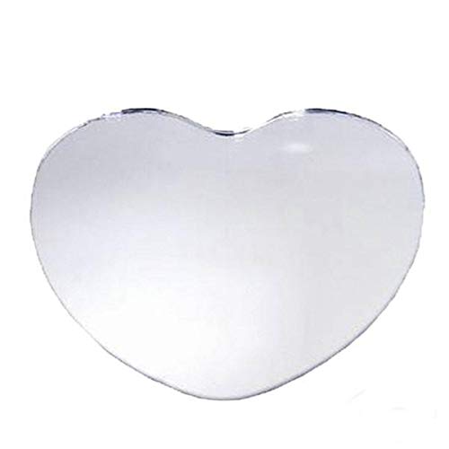 Balsa Circle 36 pcs 10-Inch Heart Glass Mirrors for Centerpieces Table Decorations | 10