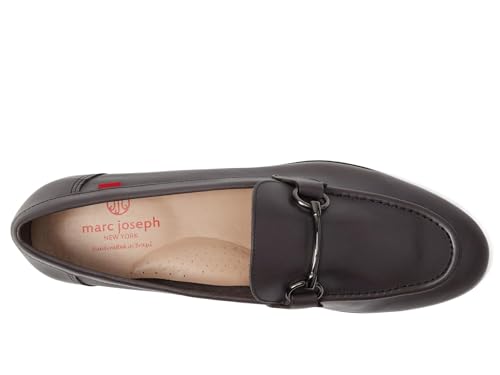 Image of Womens Genuine Leather Comfort Slip On Buckle Dress Loafer