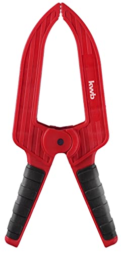 kwb Serre-joints à ressort pointu, grande envergure de 75 mm, ressort très résistant, en plastique robuste, pinces de serrage pour travaux de bois et de colle