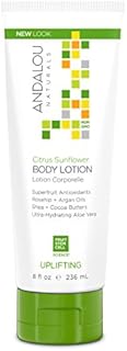 Andalou Naturals Citrus Sunflower Uplifting Body Lotion, 8 Ounce