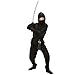 Produktbild NET TOYS Kinder Kostüm Ninja Kämpfer Samurai Ninjakostüm Krieger Kinderkostüm schwarz S 128 cm 5-7 Jahre