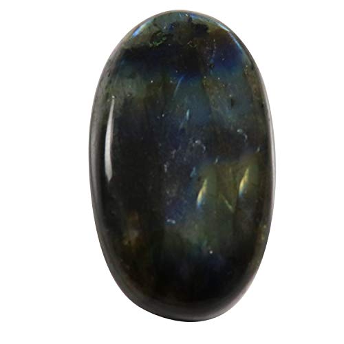 Labradorite cabochon ovale 50,1 ct de qualité gemme pour haute joaillerie